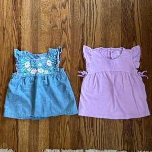 Baby Gap and Carter’s Toddler Tops